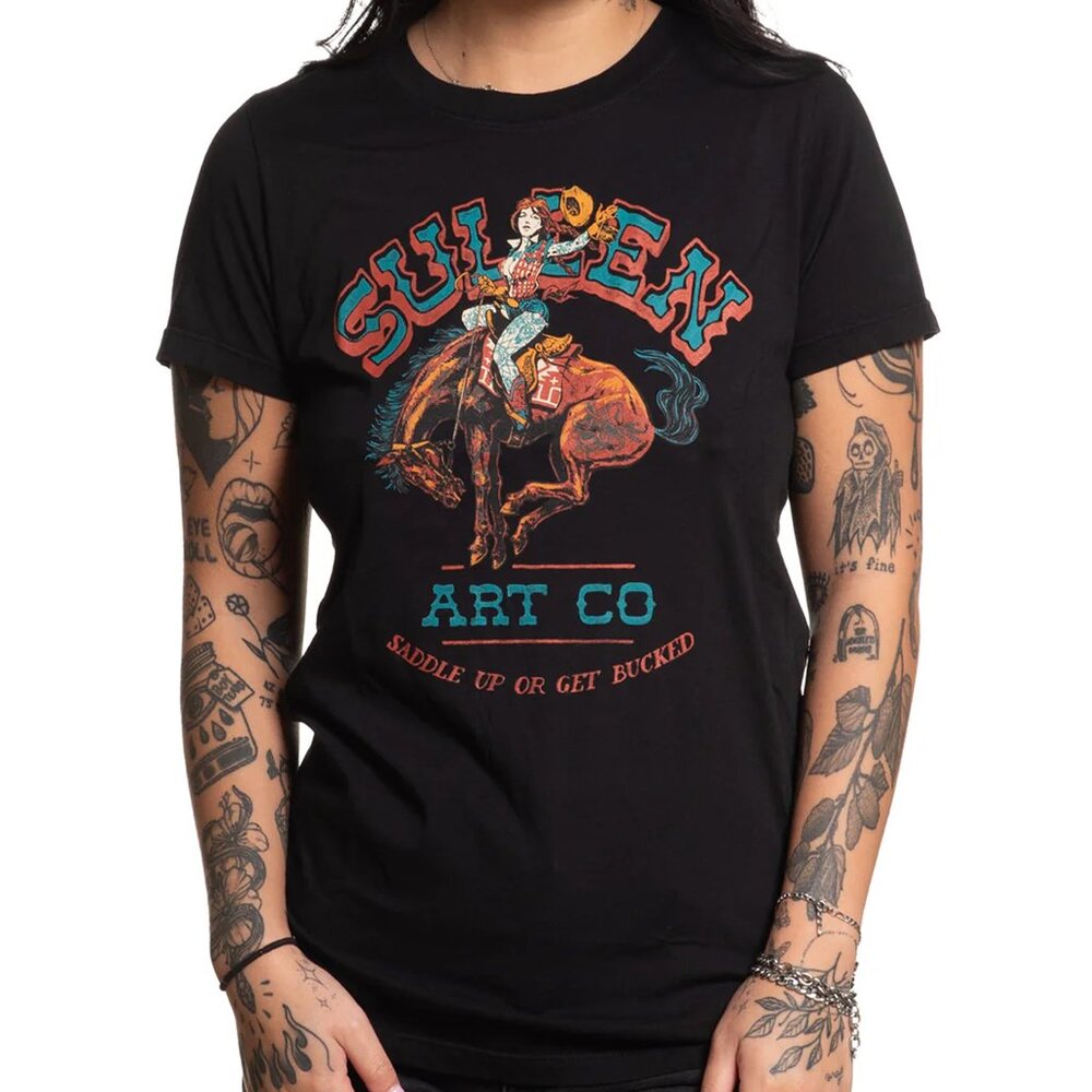 Sullen Art Collective Get Bucked Premium SCW6589 Short Sleeve Women`s T-shirt